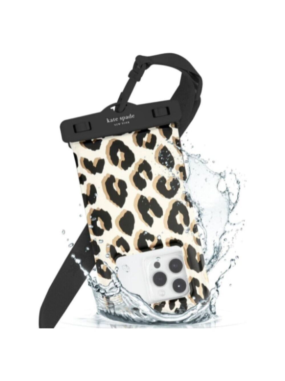 ♠️♠️ Kate Spade Floating Waterproof Phone Case - City Leopard